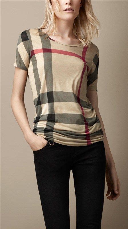 burberry t shirt women sale|burberry plaid women's shirt.